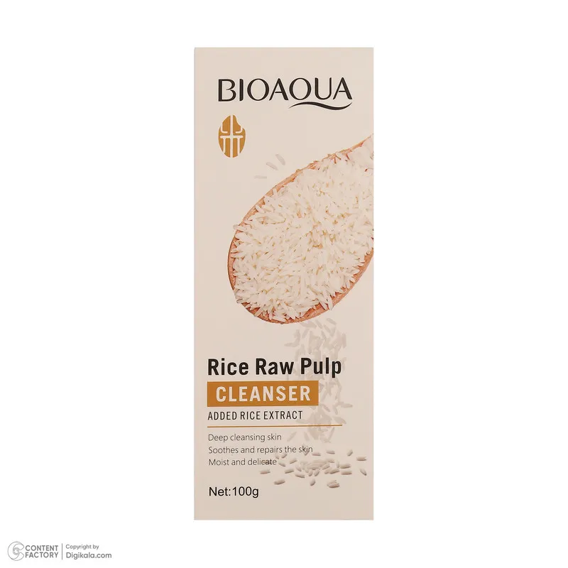 فوم شستوشوی صورت بی آکوا مدل Rice Raw مناسب برای انواع پوست وزن 100 گرم - تصویر 4