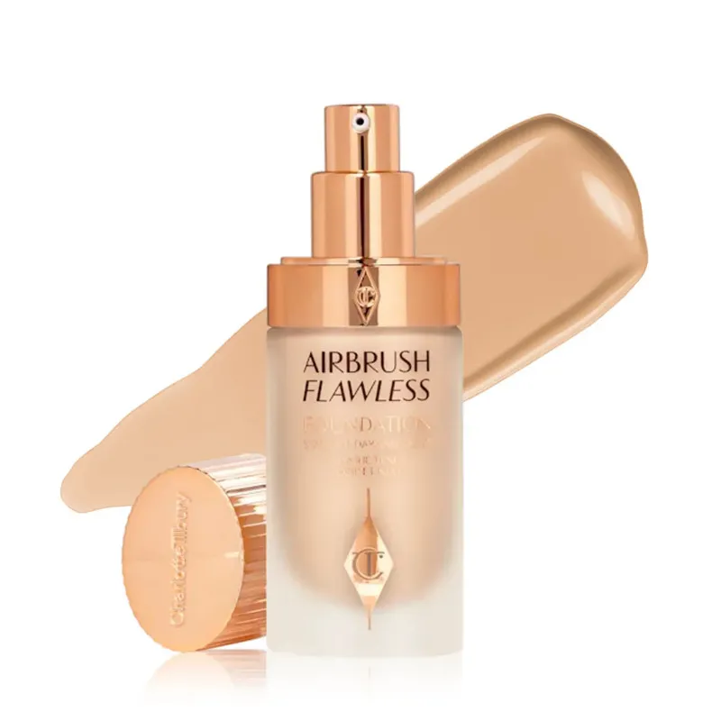 کرم پودر مایع SPF0 شارلوت تیلبری مدل Air Brush Cool شماره 5 مناسب برای انواع پوست حجم 30 میلی لیتر - تصویر 2