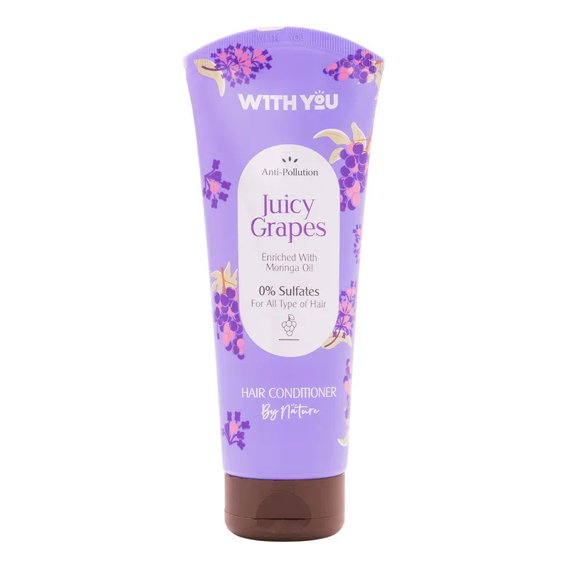 نرمکننده مو ویت یو مدل Juicy Grapes مناسب برای انواع مو حجم 200 میلیلیتر
