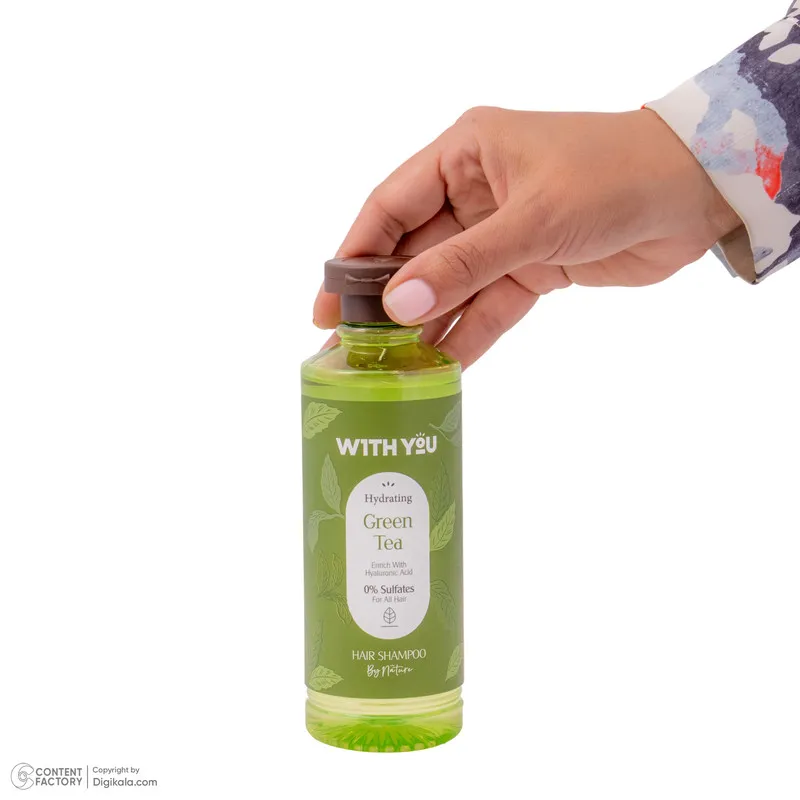 شامپو مو ویت یو مدل Green Tea مناسب برای انواع مو حجم 300 میلی لیتر - تصویر 3