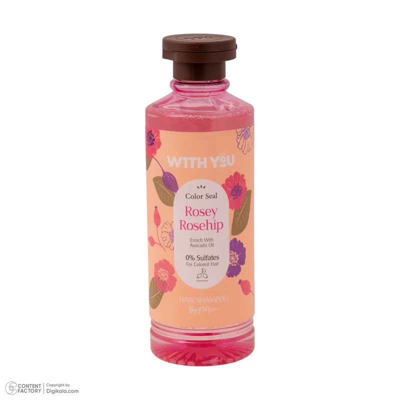 شامپو مو ویت یو مدل Rosey Rosehip مناسب برای موهای رنگ شده حجم 300 میلی لیتر - تصویر 3