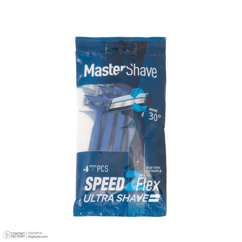 خود تراش مستر شیو مدل Speed 2 Flex بسته 4 عددی - تصویر 6