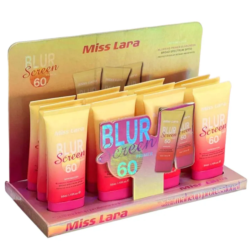 کرم ضد آفتاب بی رنگ میس لارا SPF 60 مدل Blur screen primer ‌محافظ UVA ،UVB و PA+++ مناسب برای انواع پوست‌ حجم 50 میلی‌لیتر - تصویر 3
