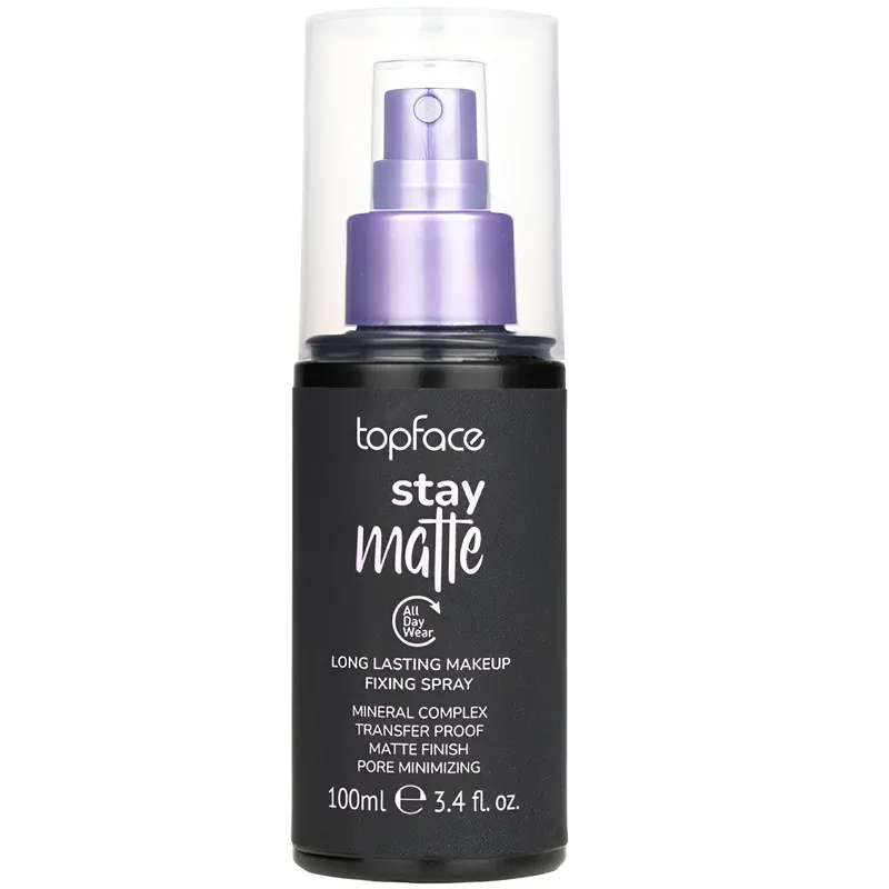 اسپری تثبیت کننده آرایش صورت تاپ‌ فیس مدل MATTE حجم 100 میلی لیتر