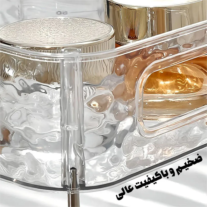 استند لوازم آرایشی مدل دو طبقه کد Lux - تصویر 3