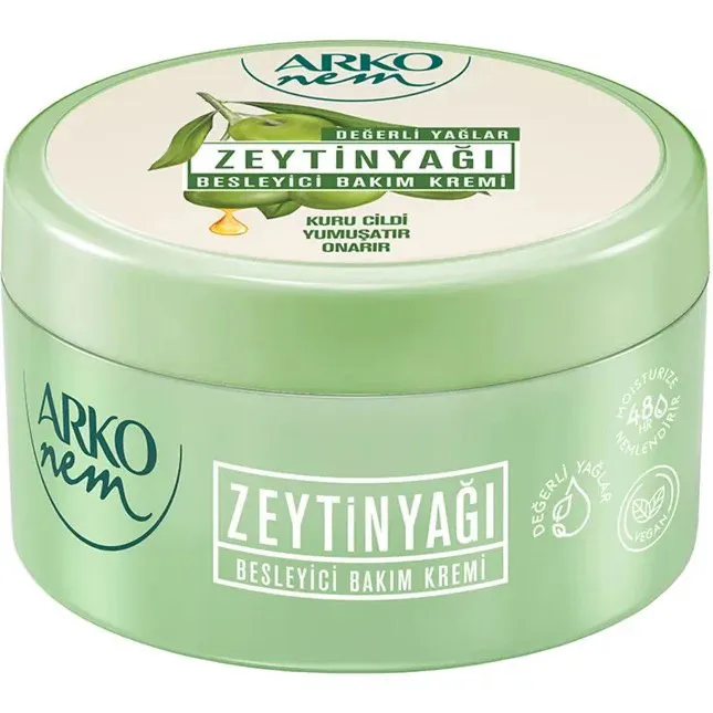 کرم مرطوب کننده دست و صورت و گردن آرکو نم مدل ZEYTINYAGI مناسب برای انواع پوست  حجم 250 میلی لیتر - تصویر 2