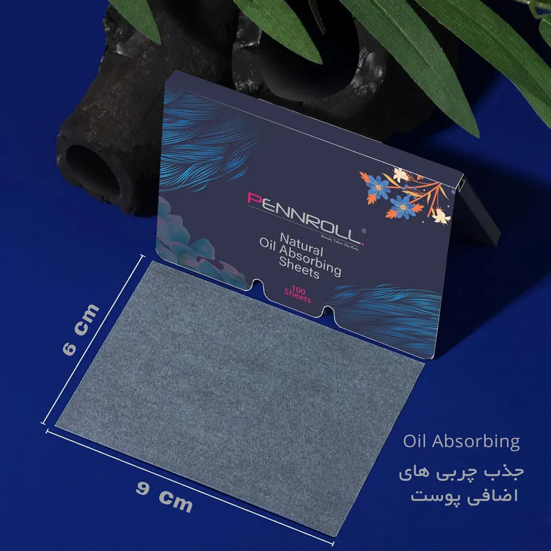کاغذ جذب چربی پوست پنرول مدل PRD - Matte Touch بسته 100 عددی - تصویر 4