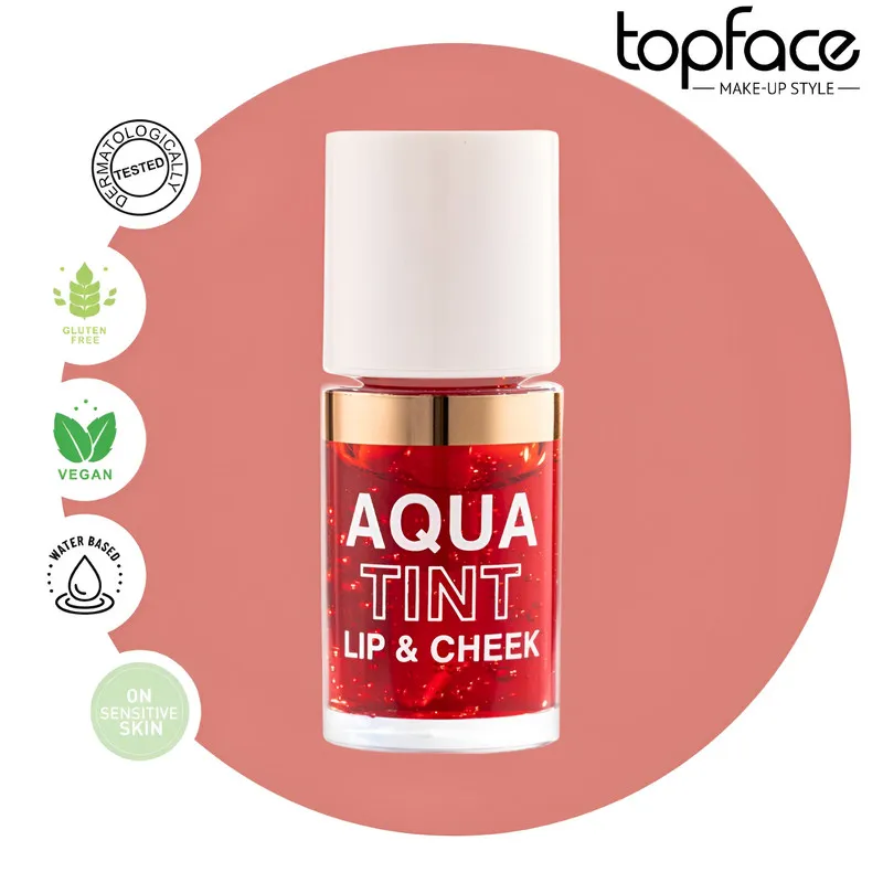 تینت لب و گونه تاپ فیس مدل AQUA شماره 002 - تصویر 3