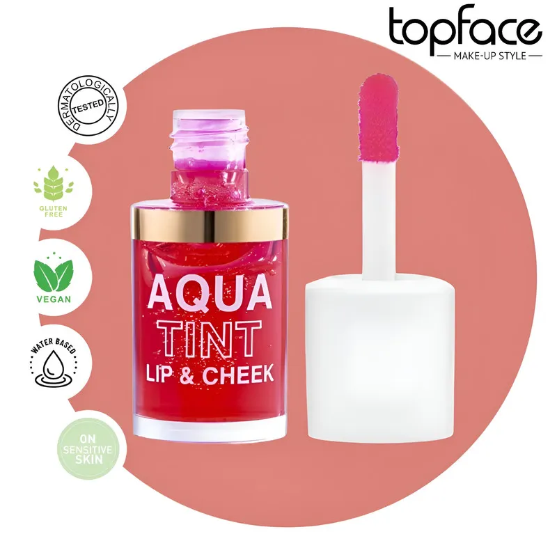 تینت لب و گونه تاپ فیس مدل AQUA شماره 003 - تصویر 3