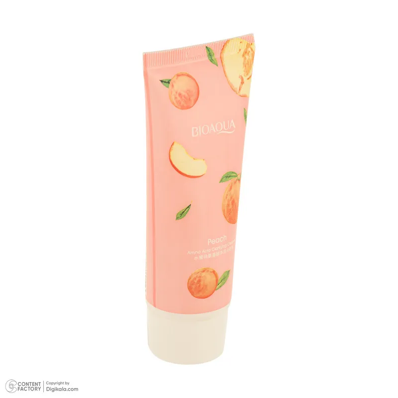 شیر پاککن بی آکوا مدل Peach مناسب برای انواع پوست حجم 100 میلیلیتر - تصویر 3