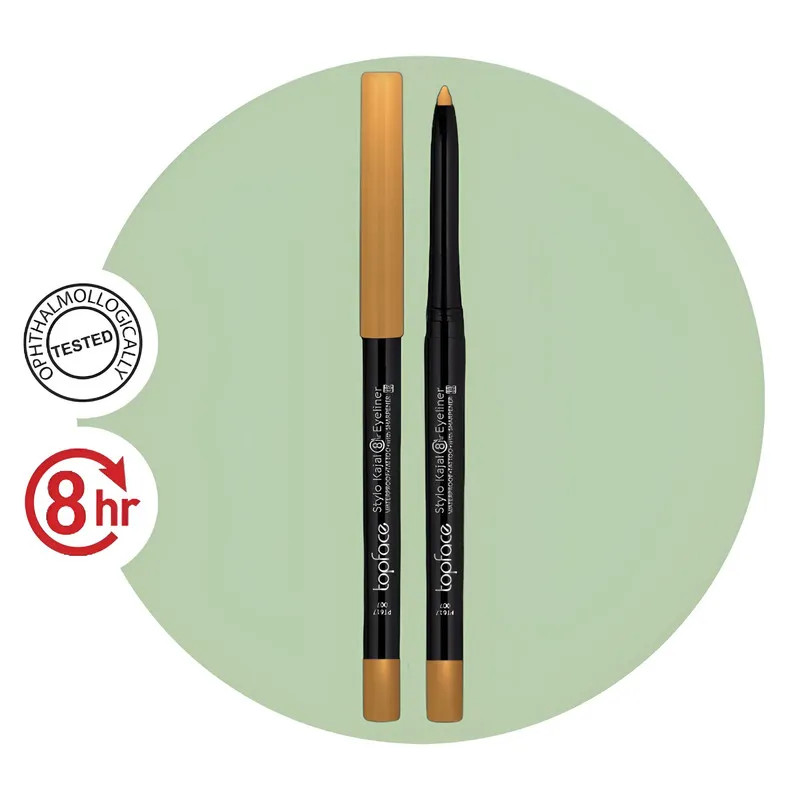 مداد چشم تاپ فیس مدل STYLO KAJAL رنگ طلایی شماره 007 - تصویر 3
