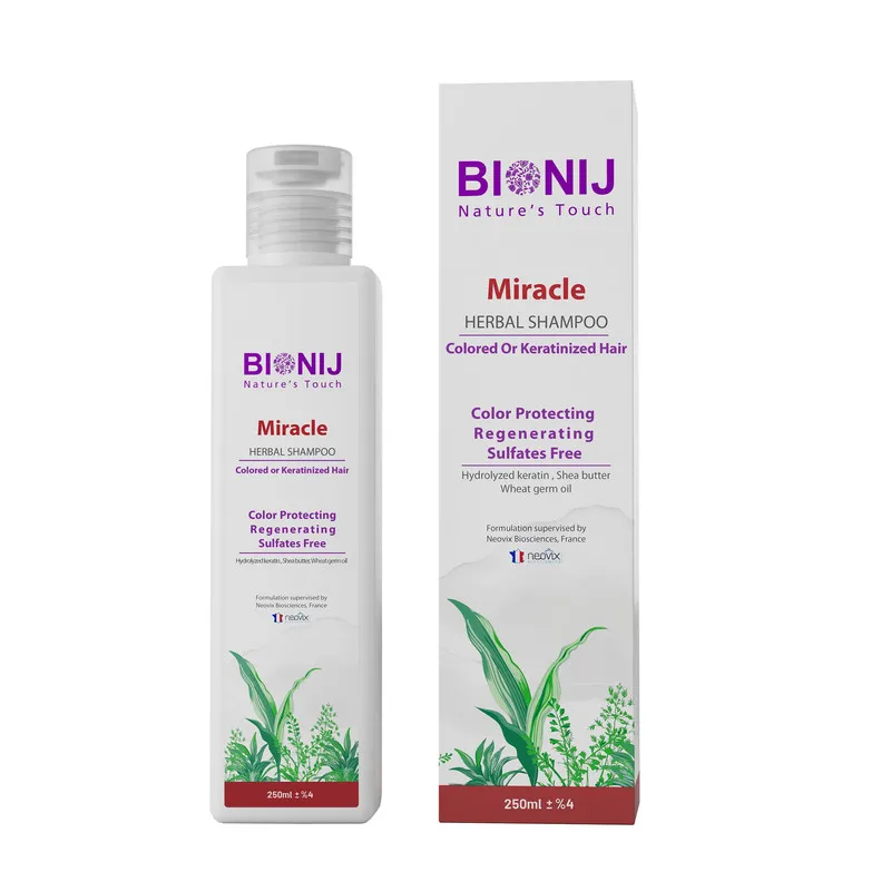 شامپو مو بیونیج مدل Miracle مناسب برای موهای رنگ شده و کراتینه حجم 250 میلی لیتر - تصویر 2