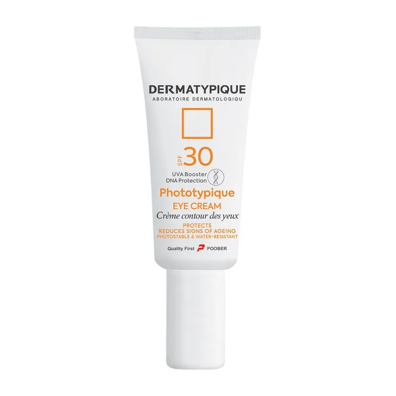 کرم ضد آفتاب بی رنگ دور چشم درماتیپیک SPF 30 مدل Phototypique محافظ UVA ،UVB مناسب برای انواع پوست حجم 20 میلی‌لیتر