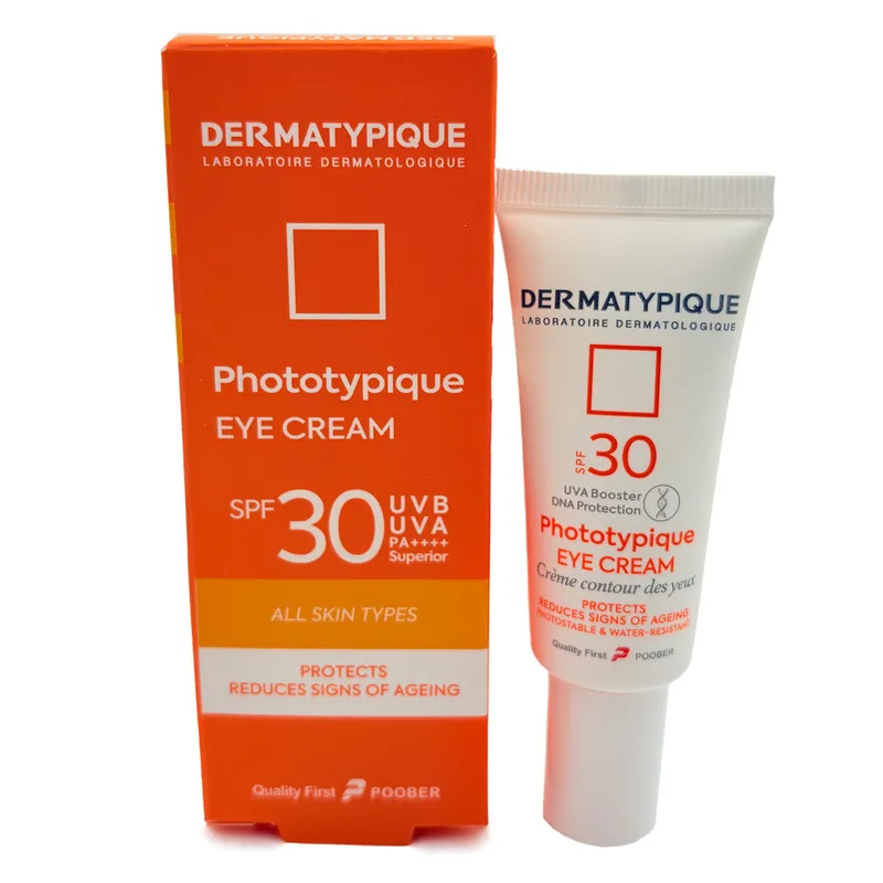 کرم ضد آفتاب بی رنگ دور چشم درماتیپیک SPF 30 مدل Phototypique محافظ UVA ،UVB مناسب برای انواع پوست حجم 20 میلی‌لیتر - تصویر 2