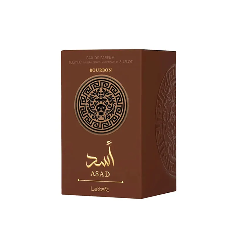 ادو پرفیوم مردانه لطافه مدل Asad Bourbon با رایحه گرم حجم 100 میلی لیتر - تصویر 2