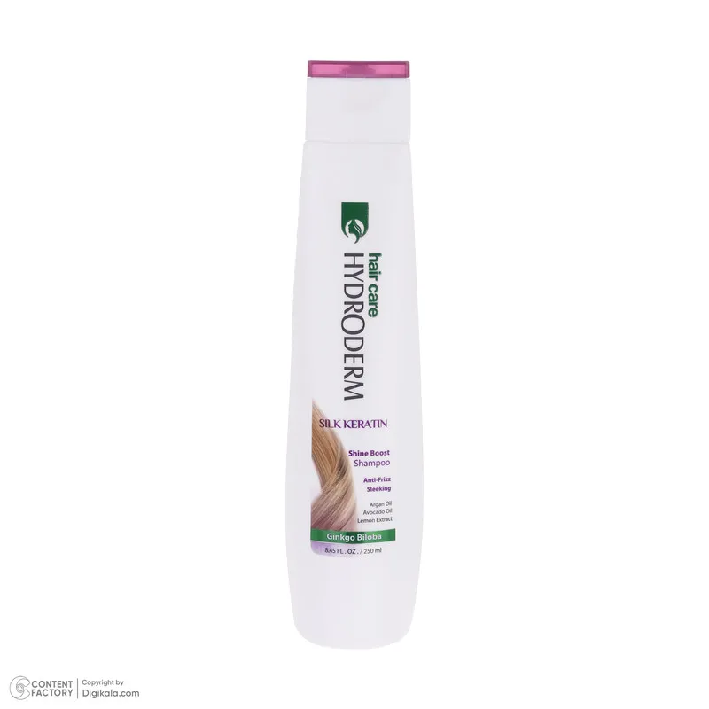 شامپو براق کننده مو هیدرودرم مدل Ginkgo Biloba مناسب موهای فر حجم 250 میلی لیتر - تصویر 3