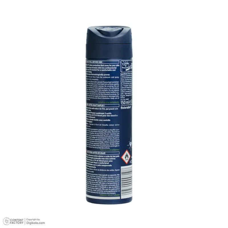اسپری ضد تعریق مردانه نیوا مدل Dry Impact حجم 150 میلی لیتر - تصویر 3