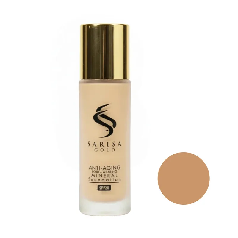 کرم پودر مایع spf 20 ساریسا گلد مدل SS شماره 42 مناسب برای انواع پوست حجم 35 میلی لیتر - تصویر 2