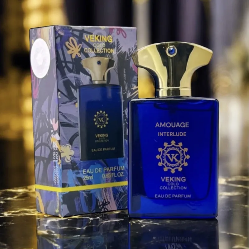 عطر جیبی مردانه ویکینگ مدل آمواج اینترلود با رایحه گرم حجم ۲۵ میلی‌لیتر - تصویر 2