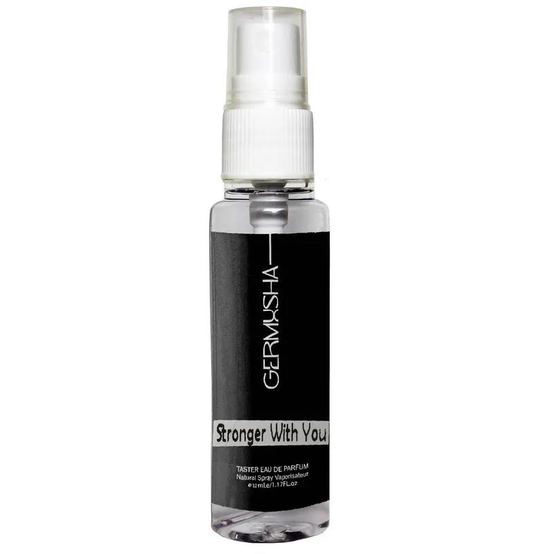 عطر جیبی مردانه گرموشا مدل استرانگر ویت یو با رایحه گرم حجم 32 میلیلیتر