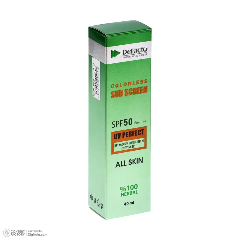 کرم ضد آفتاب بیرنگ دیفکتو SPF 50 مدل professional مناسب برای انواع پوست حجم 40 میلیلیتر - تصویر 6