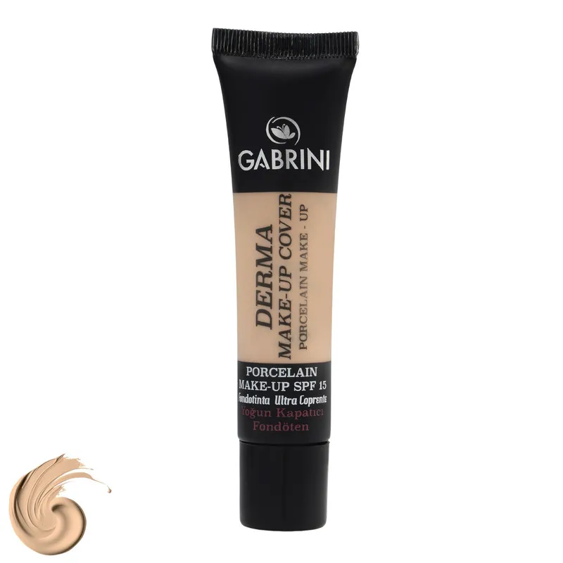 کرم پودر مایع SPF 15 کابرینی مدل Derma شماره 101 مناسب برای انواع پوست حجم 40 میلیلیتر - تصویر 2