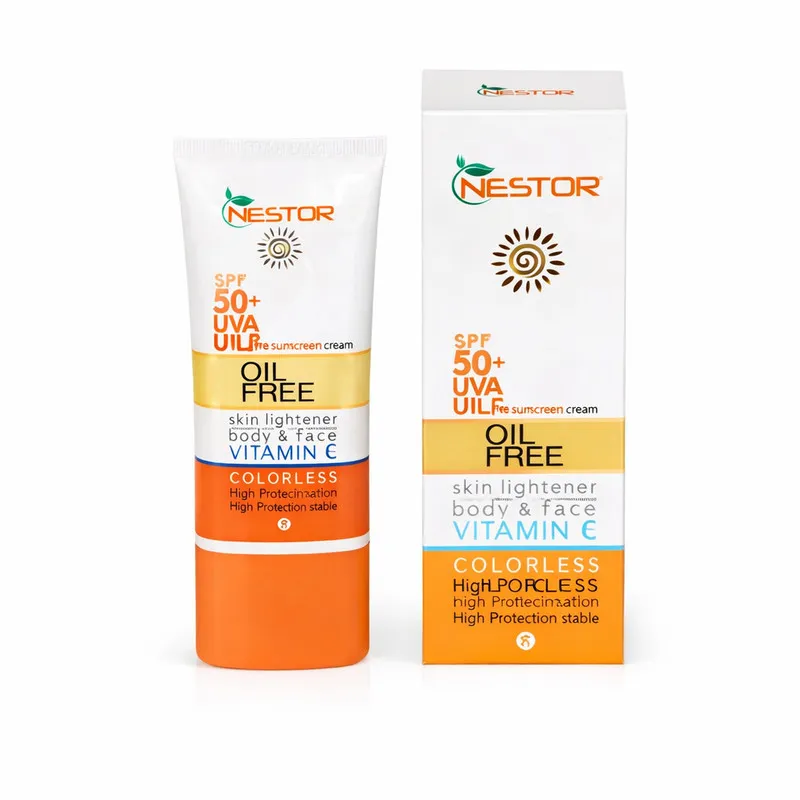 کرم ضد آفتاب بیرنگ صورت نستور SPF 50 مدل 200 مناسب برای پوست چرب حجم 50 میلیلیتر - تصویر 2