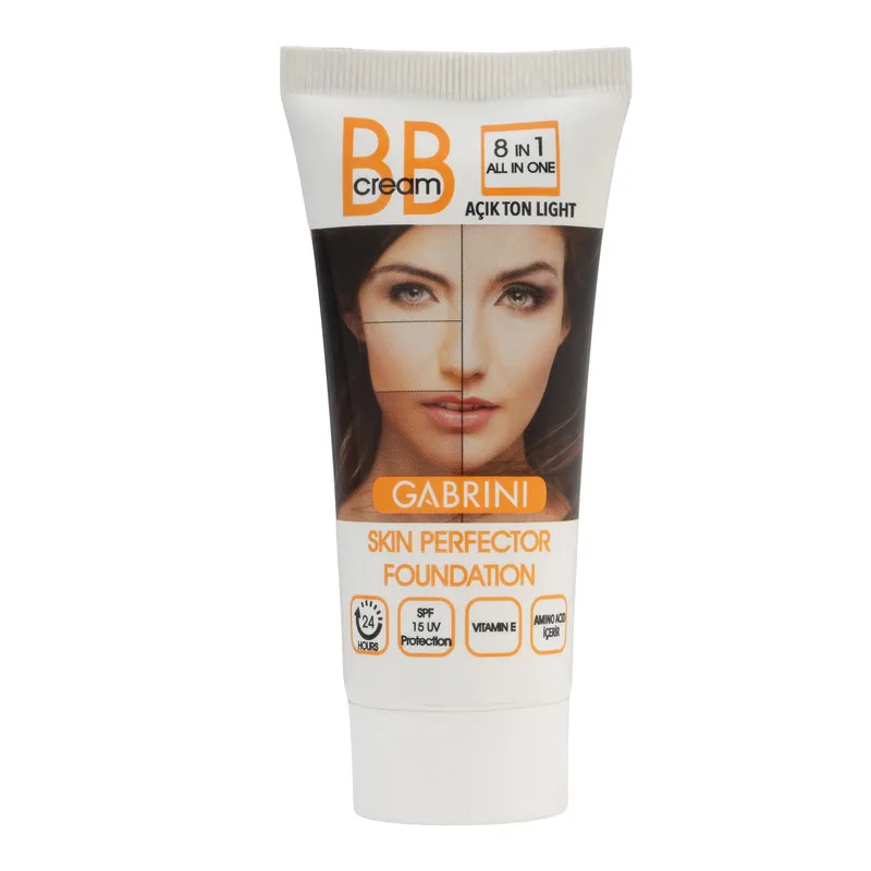 کرم پودر SPF 15 BB کابرینی مدل 8IN1 شماره L مناسب برای انواع پوست حجم 50 میلیلیتر - تصویر 2