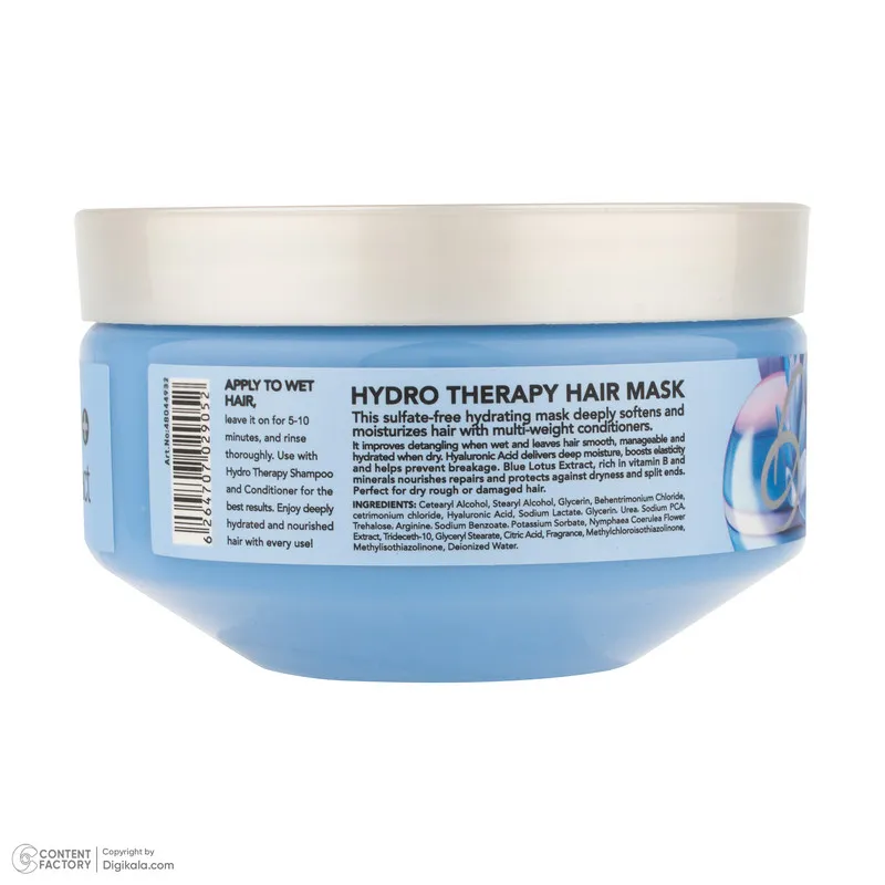 ماسک مو نرم کننده بیول مدل HYDRO THERAPY مناسب برای انواع مو حجم 220 میلی لیتر - تصویر 4