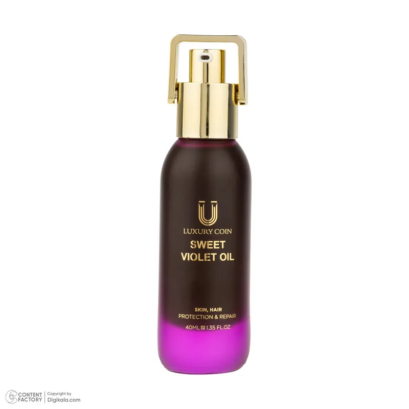 روغن بدن لاکچری کوین مدل VIOLET OIL مناسب برای انواع پوست حجم 40 میلی‌لیتر - تصویر 3