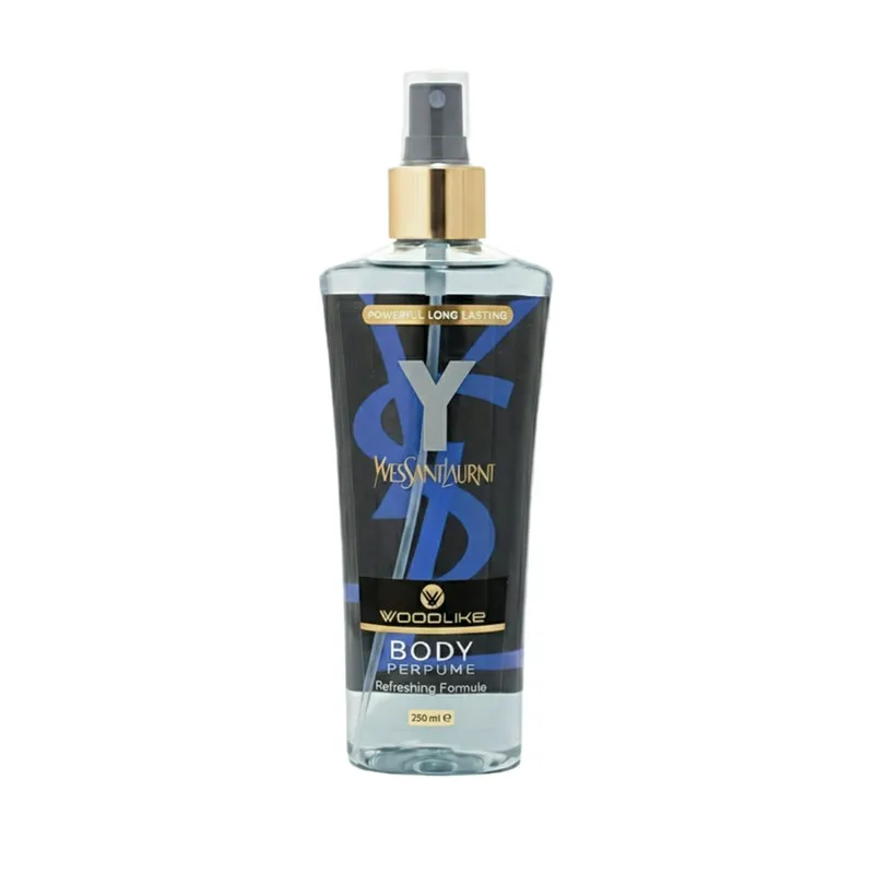 بادی اسپلش مردانه وودلایک مدل YSL حجم 250 میلی‌لیتر