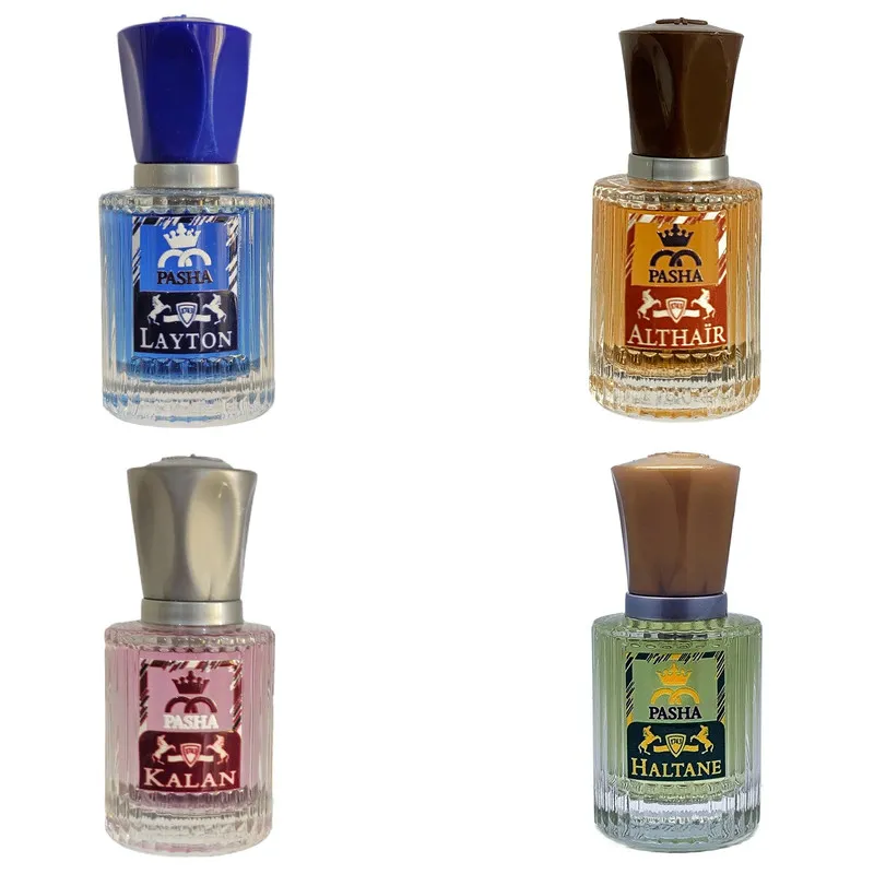 عطر جیبی مردانه پاشا مدل Marly Collection با رایحه گرم حجم 30 میلیلیتر بسته 4 عددی