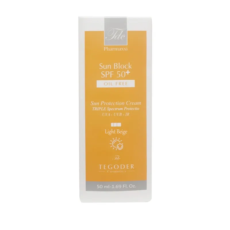 کرم ضد آفتاب رنگی صورت تگودر SPF 50 مدل LB محافظ UVA ،UVB و PA+++ مناسب برای پوست چرب حجم 50 میلیلیتر - تصویر 2