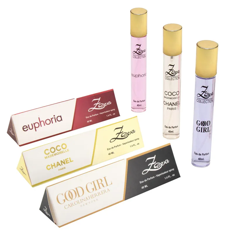 عطر جیبی زنانه زوا مدل ایفوریا گودگرل شنل کوکو با رایحه شیرین حجم 40 میلیلیتر مجموعه 3 عددی - تصویر 4