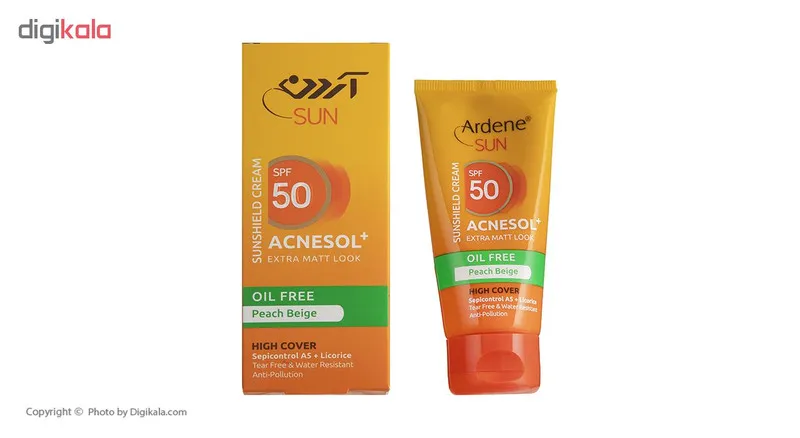 کرم ضد آفتاب آردن سان مدل Peach Beige وزن 50 گرم - تصویر 6