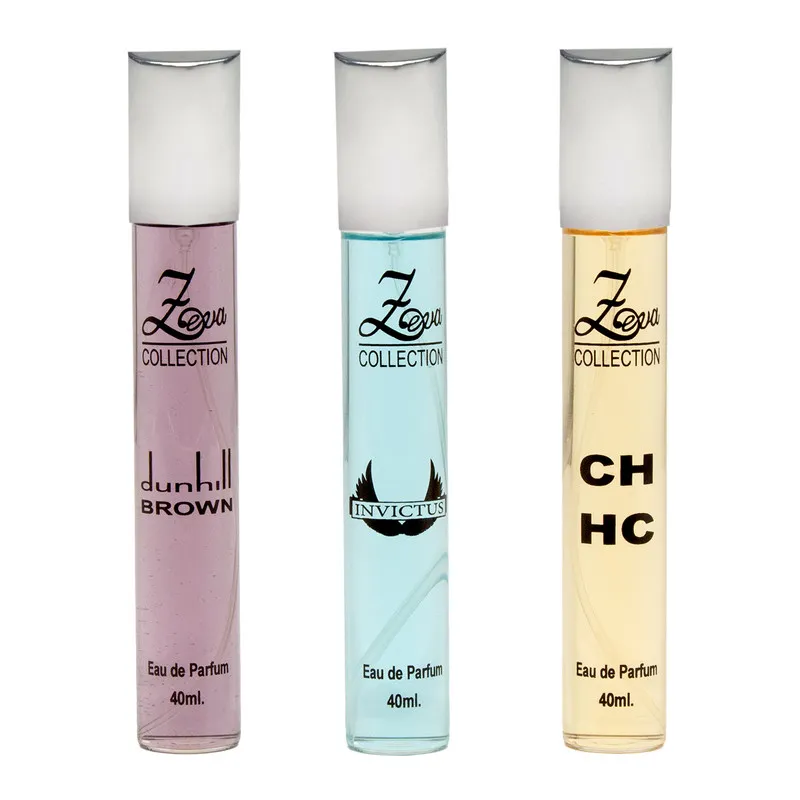 عطر جیبی زوا مدل اینوکتوس  CH دانهیل با رایحه معتدل حجم 40 میلی‌لیتر مجموعه 3 عددی