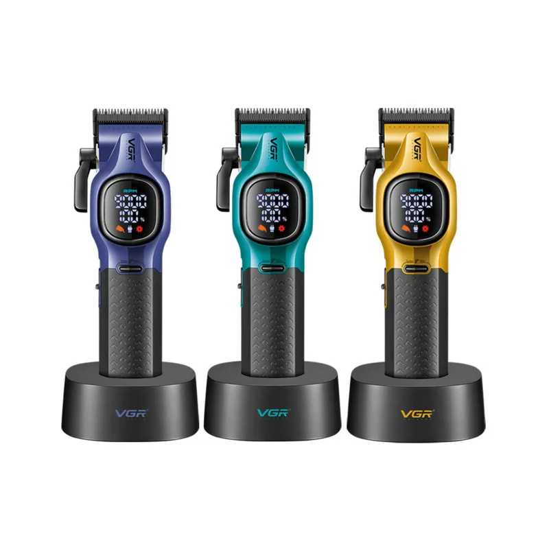 ماشین اصلاح موی سر و صورت شارژی وی جی ار مدل V-886C - تصویر 2