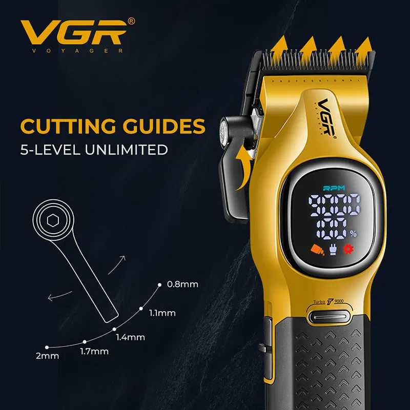 ماشین اصلاح موی سر و صورت شارژی وی جی ار مدل V-886C - تصویر 6