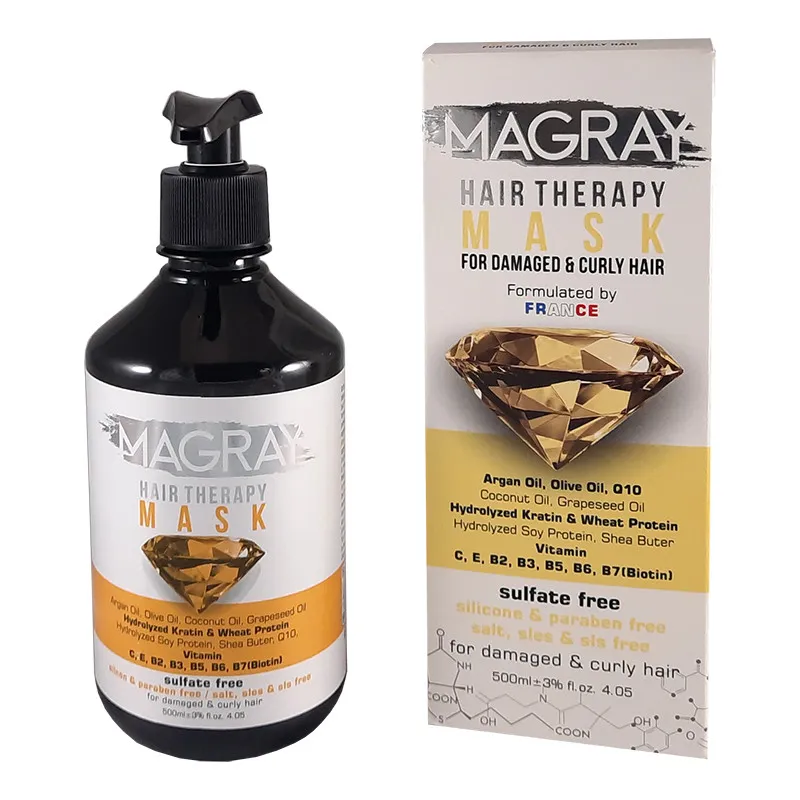 ماسک مو تقویت کننده ماگرای مدل Sulfate Free مناسب برای موی آسیب دیده و مجعد حجم 500 میلی لیتر - تصویر 2