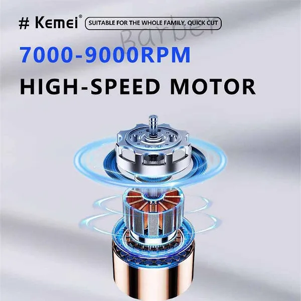 ماشین اصلاح موی سر و صورت شارژی کیمی مدل KM-1867 - تصویر 2