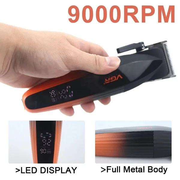 ماشین اصلاح موی سر و صورت شارژی وی جی ار مدل V-889C - تصویر 6