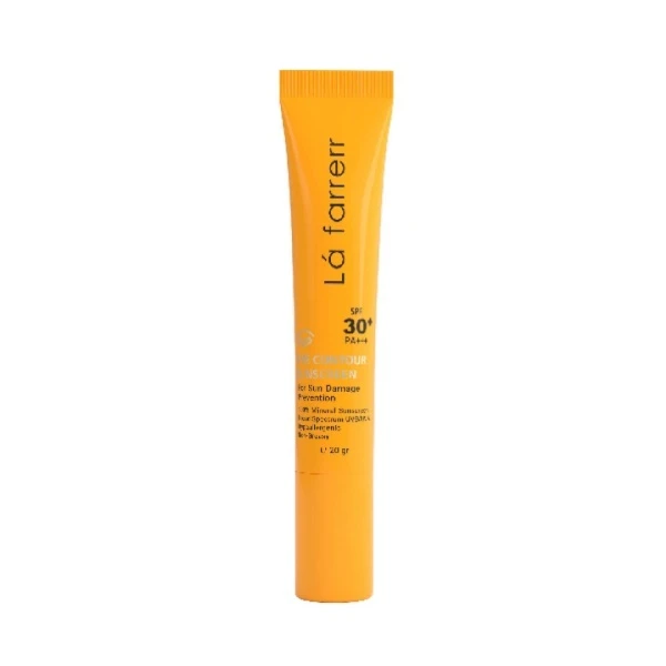 کرم ضد آفتاب دورچشم بدون رنگ لافارر، 30 SPF، مدل مینرال، مناسب انواع پوست و حجم 15 میلیلیتر، محافظت کننده در برابر اشعه UVA و UVB، ضد حساسیت و التهاب، بدون چربی، ضد آب، +++PA، ضد - نمای 2