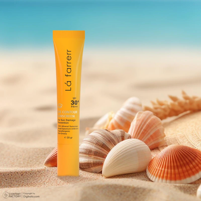 کرم ضد آفتاب دورچشم بدون رنگ لافارر، 30 SPF، مدل مینرال، مناسب انواع پوست و حجم 15 میلیلیتر، محافظت کننده در برابر اشعه UVA و UVB، ضد حساسیت و التهاب، بدون چربی، ضد آب، +++PA، ضد - نمای 1