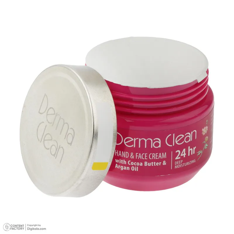 کرم مرطوب‌کننده دست و صورت درماکلین مدل Cocoa Butter مناسب برای انواع پوست حجم 250 میلی‌لیتر - تصویر 2