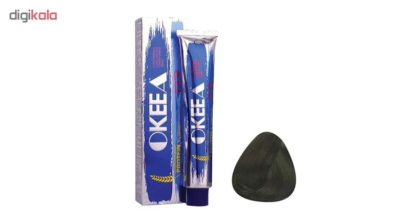 رنگ مو اکیا سری Olive شماره 6.3 حجم 100 میلی لیتر رنگ بلوند زیتونی تیره - تصویر 2
