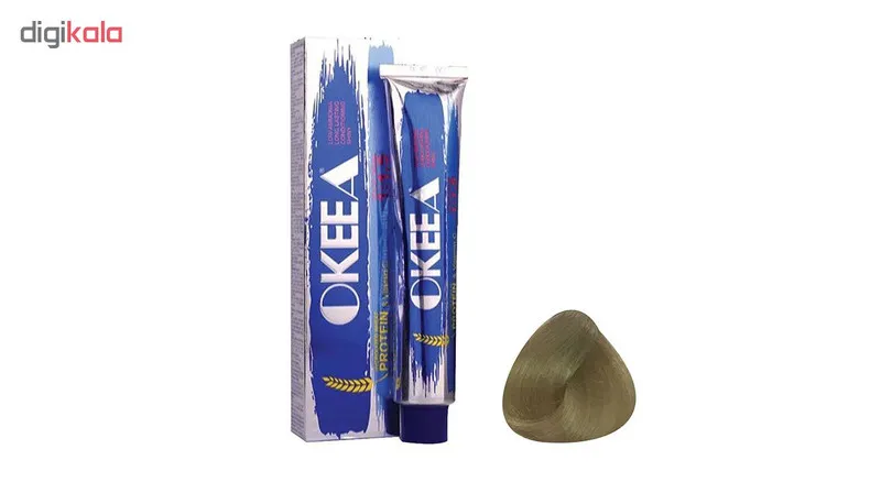 رنگ مو اکیا سری Olive شماره 10.3 حجم 100 میلی لیتر رنگ بلوند زیتونی پلاتینه - تصویر 2