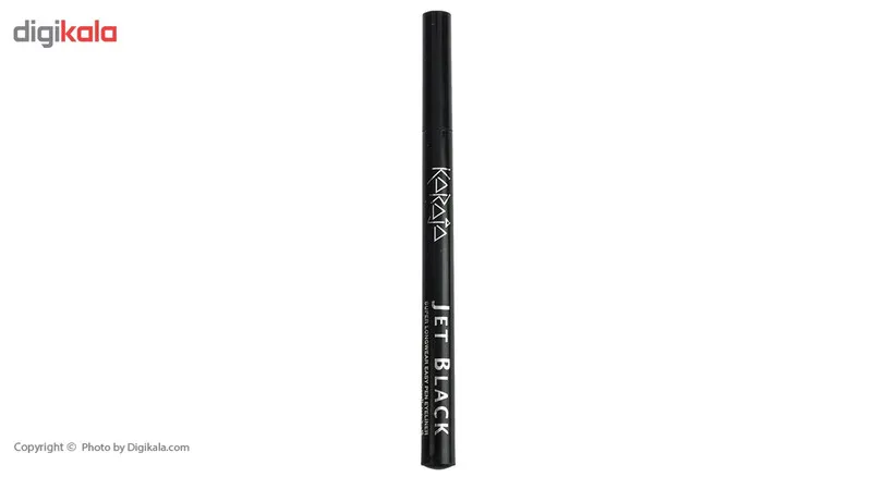 مداد چشم کاراجا مدل Jet Black Kajal - تصویر 3