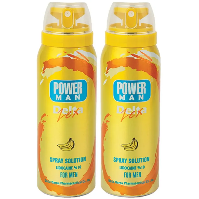 اسپری تاخیری دلتا دارو مدل Banana حجم 65 میلی لیتر مجموعه 2 عددی - تصویر 2