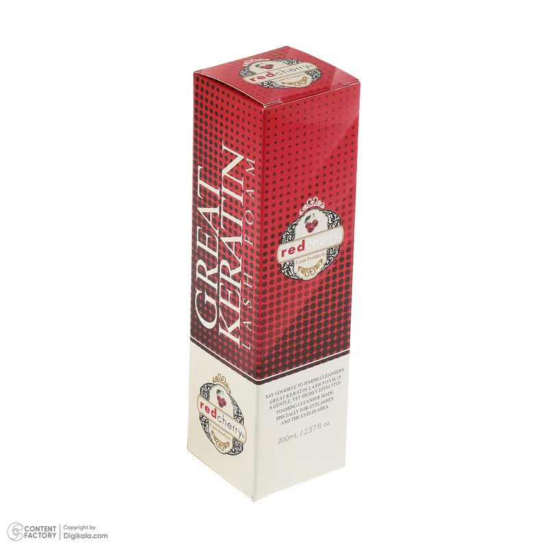 فوم شست‌وشوی مژه و ابروی ردچری مدل Great Keratin حجم 200 میلی‌لیتر - تصویر 6