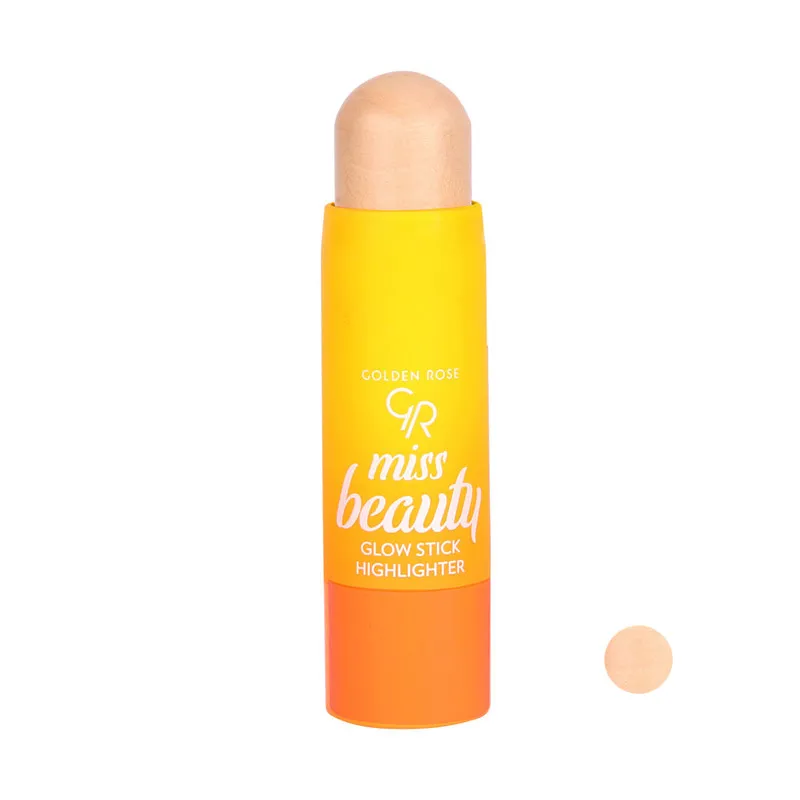 هایلایتر گلدن رس مدل miss beauty استیکی شماره 01 رنگ رز گلد - تصویر 2